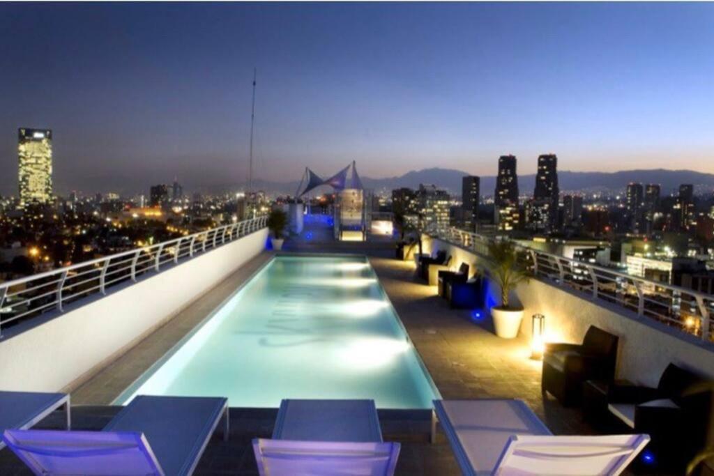 Polanco Fabuloso Alberca Al Aire Libre , Gym, Wifi Apartment